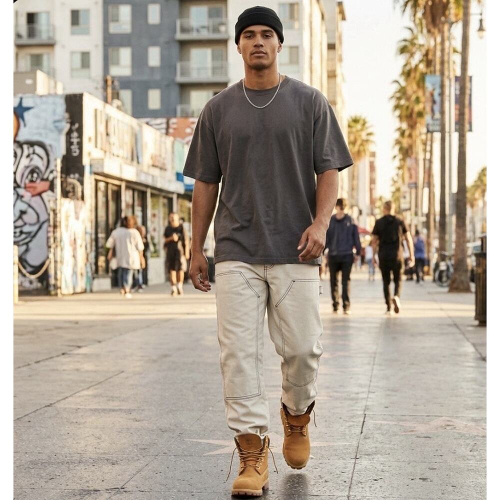 Dickies Carpenter Work Pants Tan 28x32 Heavy Duty Utility Reinforced Stitch